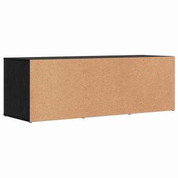 Schuhaufbewahrungsbank Schwarze Eiche 102 x 35 x 35 cm