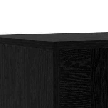 Schuhaufbewahrungsbank Schwarze Eiche 102 x 35 x 35 cm