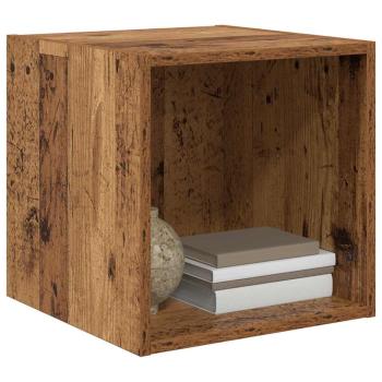 Wandschrank Altholz 37 x 37 x 37 cm Holzwerkstoff