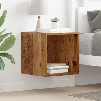 Wandschrank Altholz 37 x 37 x 37 cm Holzwerkstoff