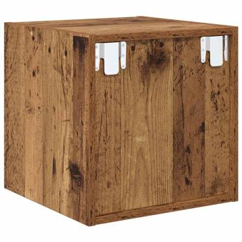 Wandschrank Altholz 37 x 37 x 37 cm Holzwerkstoff