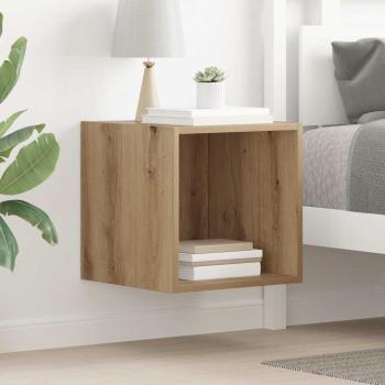 Wandschrank Wandhalterung Artisan-Eiche 37 x 37 x 37 cm