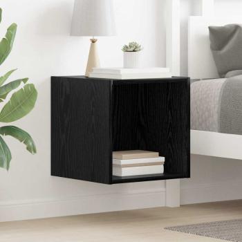 Wandschrank Schwarze Eiche 37 x 37 x 37 cm Holzwerkstoff