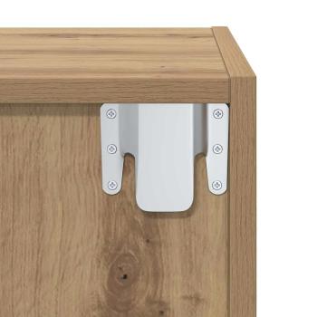 TV-Schränk Eiche handwerklich 37 x 37 x 72 cm Holzwerkstoff