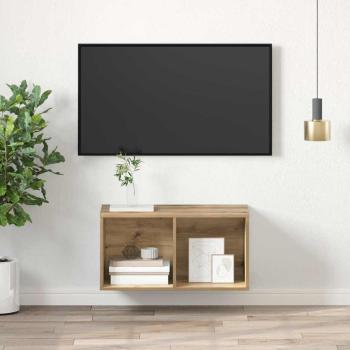 TV-Schränk Eiche handwerklich 37 x 37 x 72 cm Holzwerkstoff