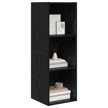 TV-Schrankset 37 x 37 x 107 cm Schwarz Eichen-Optik