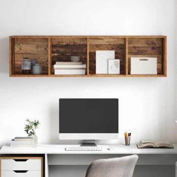 TV-Schränk mit Regal Altholz 37 x 37 x 142,5 cm Holzwerkstoff