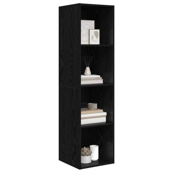 TV-Schrankset 37 x 37 x 142,5 cm Schwarz Eichen-Optik