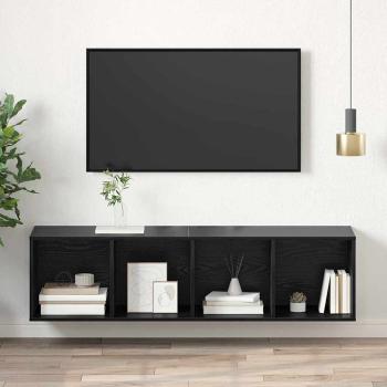 TV-Schrankset 37 x 37 x 142,5 cm Schwarz Eichen-Optik