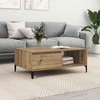 ARDEBO.de - Couchtisch Eiche handwerklich 90 x 60 x 35 cm Holzwerkstoff