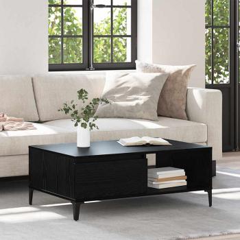 Couchtisch Schwarze Eiche 90 x 60 x 35 cm Holzwerkstoff