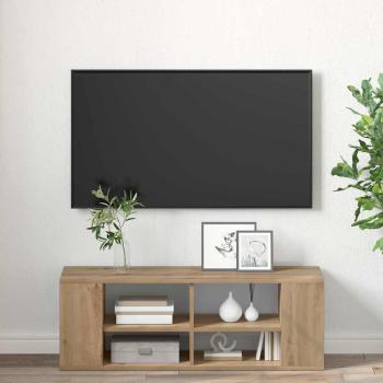 TV-Schränk Eiche handwerklich 102 x 35 x 35 cm Holzwerkstoff