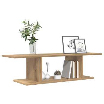 TV-Schränk mit Regal mit Speicher Braun 103 x 30 x 26,5 cm Holzwerkstoff