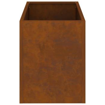 Gartenblumentopf Braun 50 x 32 x 40 cm Wetterfestes Stahl