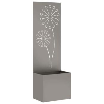 Blumentopf mit dekorativem Paneel Rostig 50 x 140 cm