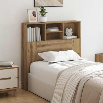 ARDEBO.de - Kopfteil Schrank Eiche handwerklich 100 x 19 x 103.5 cm