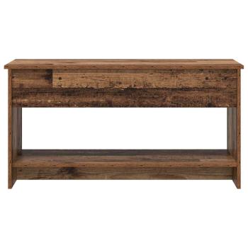 Couchtisch mit Regal Altholz 102 x 50 x 52.5 cm Holzwerkstoff