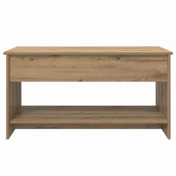 Couchtisch Eiche handwerklich 102 x 50 x 52.5 cm Holzwerkstoff