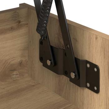 Couchtisch Eiche handwerklich 102 x 50 x 52.5 cm Holzwerkstoff