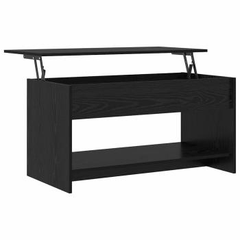 Couchtisch Schwarze Eiche 102 x 50 x 52.5 cm Holzwerkstoff