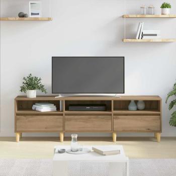 TV-Schränk Eiche handwerklich 150 x 30 x 45 cm Holzwerkstoff