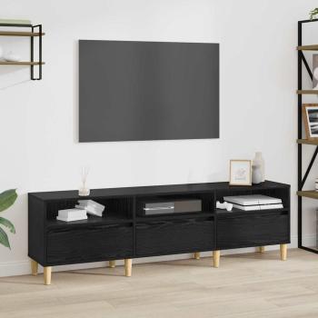 ARDEBO.de - TV-Schränk Schwarze Eiche 150 x 30 x 45 cm Holzwerkstoff