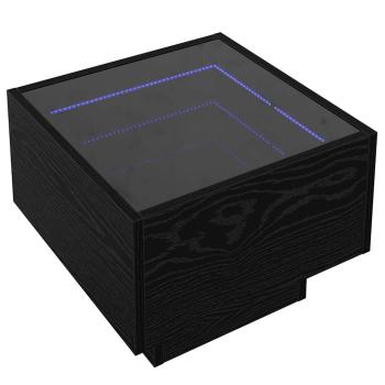 Beistelltisch Schwarze Eiche 40 x 40 x 30 cm Holzwerkstoff