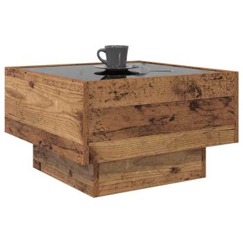 Couchtisch Altholz 50 x 50 x 30 cm Holzwerkstoff