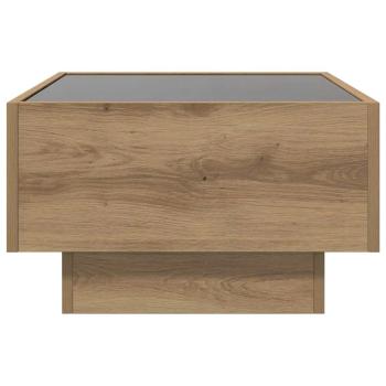 Couchtisch Eiche handwerklich 50 x 50 x 30 cm Holzwerkstoff