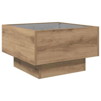 Couchtisch Eiche handwerklich 50 x 50 x 30 cm Holzwerkstoff