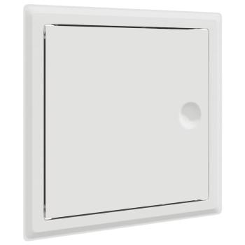 Zugangstür 2 pcs Weiß 20 x 20 cm Stahl