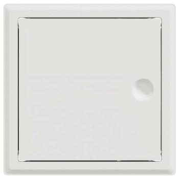 Zugangstür 2 pcs Weiß 20 x 20 cm Stahl
