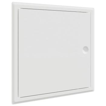 Zugangstür Weiß 30 x 30 cm Stahl