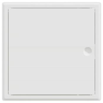 Zugangstür Weiß 30 x 30 cm Stahl