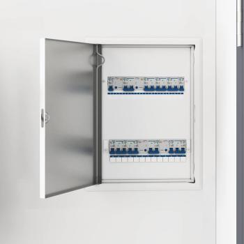 ARDEBO.de - Zugangstür Weiß 30 x 40 cm Stahl