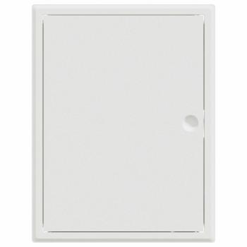 Zugangstür Weiß 30 x 40 cm Stahl