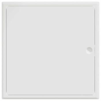 Zugangstür Weiß 40 x 40 cm Stahl