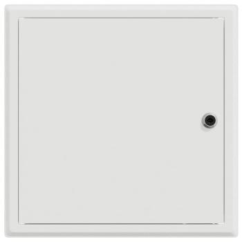Zugangstür Weiß 30 x 30 cm Stahl