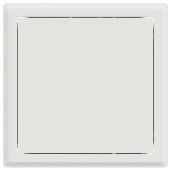Zugangstür 2 pcs Weiß 20 x 20 cm Stahl