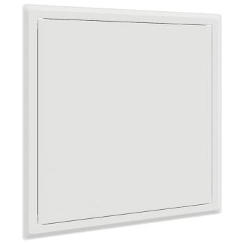 Zugangstür Weiß 30 x 30 cm Stahl