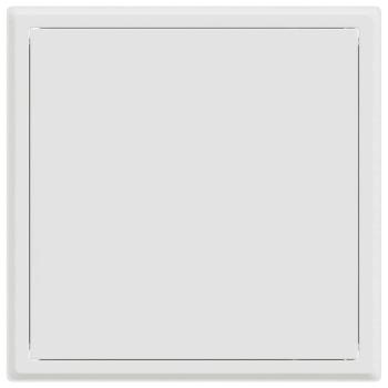 Zugangstür Weiß 30 x 30 cm Stahl