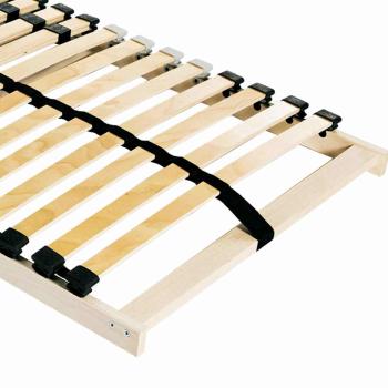 ARDEBO.de - Lattenrost Braun 80 x 190 cm Massives Buchenholz