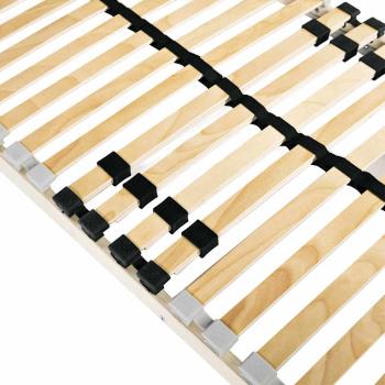 Lattenrost Braun 100 x 190 cm Massives Buchenholz