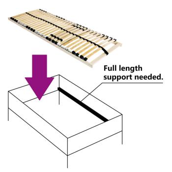 Lattenrost Braun 100 x 190 cm Massives Buchenholz