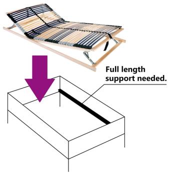 Lattenrost Braun 140 x 190 cm Massives Buchenholz