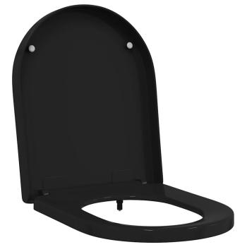 Toilettensitz Schwarz 48 x 36,5 x 4,5 cm Polypropylen