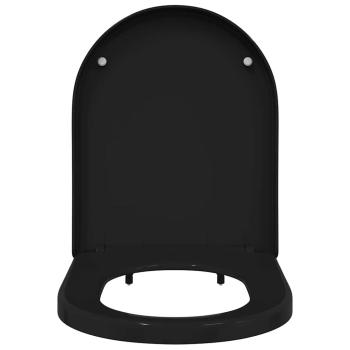 Toilettensitz Schwarz 48 x 36,5 x 4,5 cm Polypropylen