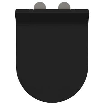 Toilettensitz Schwarz 48,5 x 36 x 5 cm Polypropylen