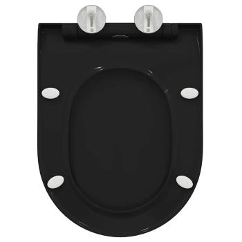 Toilettensitz Schwarz 48,5 x 36 x 5 cm Polypropylen