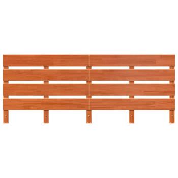 Kopfteil Wachsbraun 200,5 x 3 x 80 cm Massivholz Kiefer